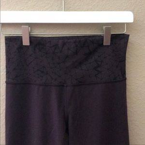 Lululemon Athletica straight leg leggings.